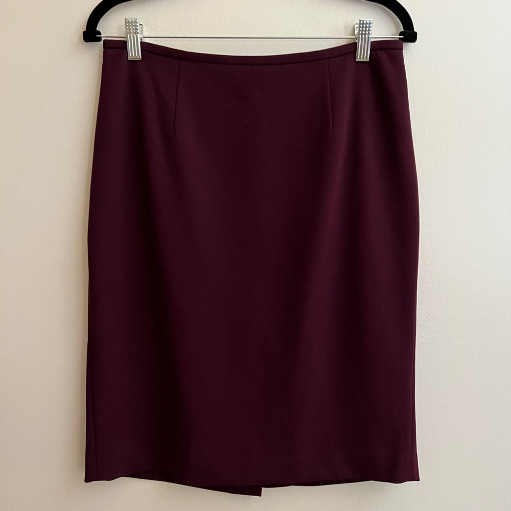 Calvin Klein Plum Pencil Skirt Size 6